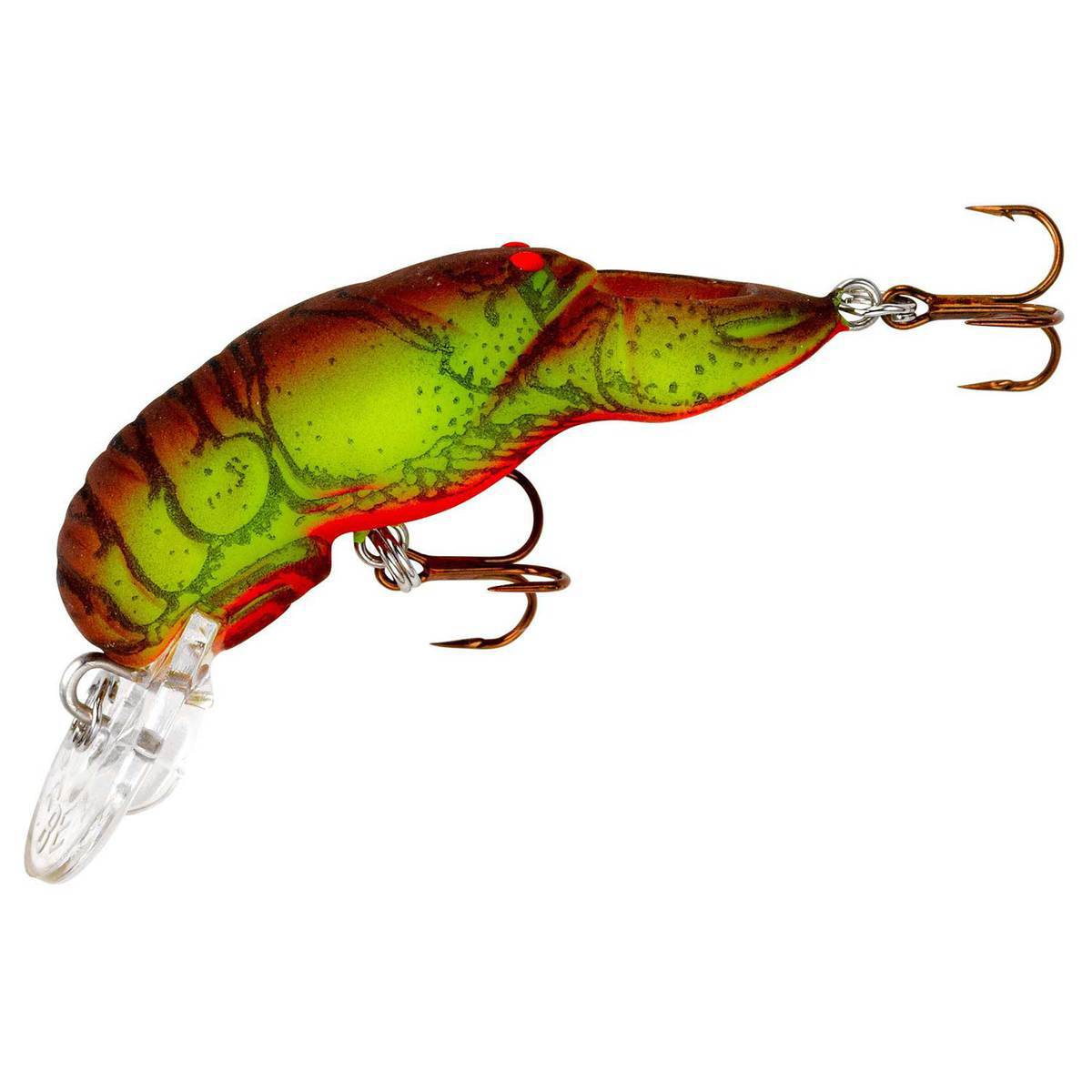 Rebel Teeny Wee Craw Shallow Diving Crankbait - Chartreuse Crawdad, 1/10oz, 1-1/2in, 2-3ft - Chartreuse Crawdad Rebel Teeny Wee Craw Shallow Diving Crankbait - Chartreuse Crawdad, 1/10oz, 1-1/2in, 2-3ft - Chartreuse Crawdad