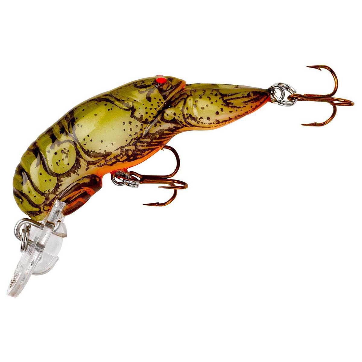 Rebel Teeny Wee Craw Shallow Diving Crankbait - Stream Crawfish, 1/10oz, 1-1/2in, 2-3ft - Stream Crawfish Rebel Teeny Wee Craw Shallow Diving Crankbait - Stream Crawfish, 1/10oz, 1-1/2in, 2-3ft - Stream Crawfish