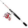 South Bend Recluse Spinning Combo - 6ft 6in, Medium Power, 2pc - White/Red