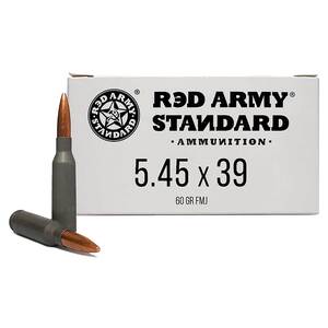 Red Army Standard 5.45x39mm 60gr FMJ Rifle Ammo - 20 Rounds