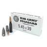Red Army Standard 5.45x39mm 60gr FMJ Rifle Ammo - 20 Rounds