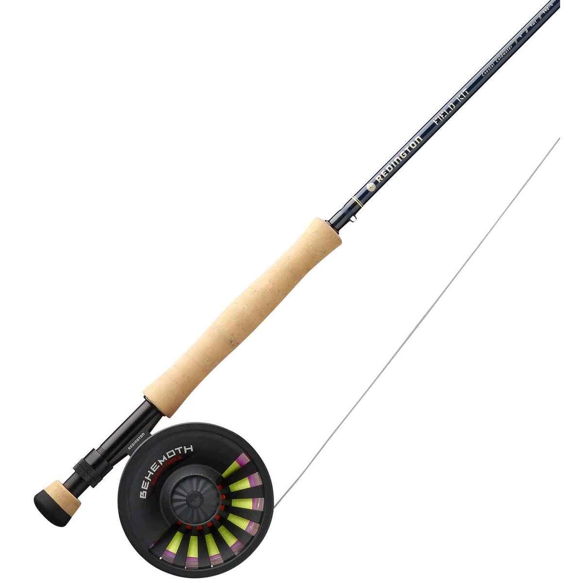 9ft fishing rod combo Fly - Saltwater Flats Series III Equipped with sturdy Double Footed Guides Redington Coastal Coldwater Field Kit