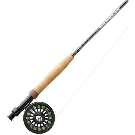 Redington Pond Wrangler Kit Fly Fishing Rod and Reel Combo - Gray - Redington