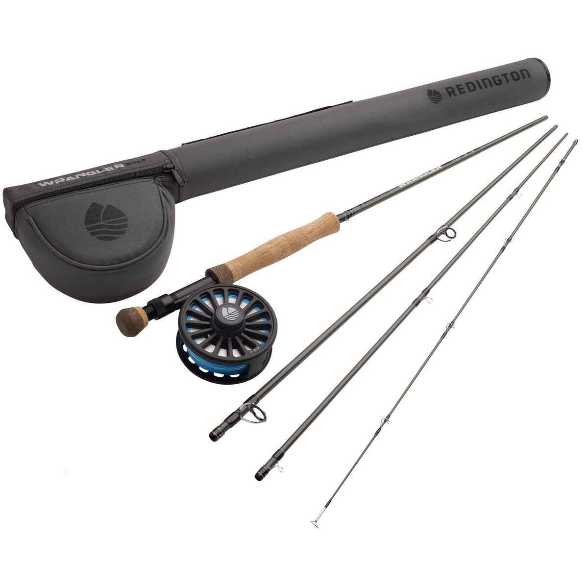 Redington Saltwater Wrangler Kit Fly Fishing Rod and Reel Combo - 9ft ...