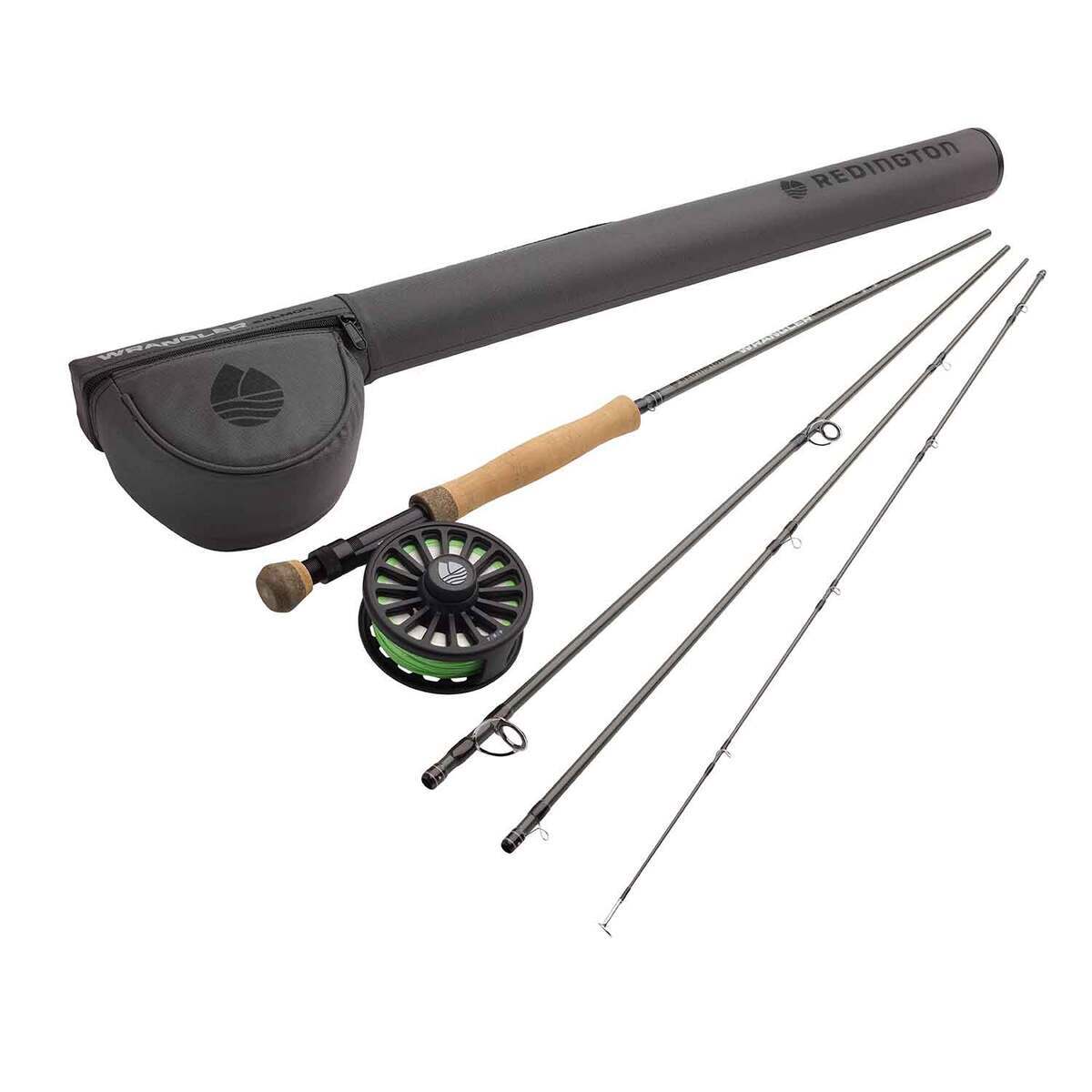 Redington Salmon Wrangler Kit Fly Fishing Rod and Reel Combo - 9ft, 7wt, 4pc - Gray Redington Salmon Wrangler Kit Fly Fishing Rod and Reel Combo - 9ft, 7wt, 4pc - Gray