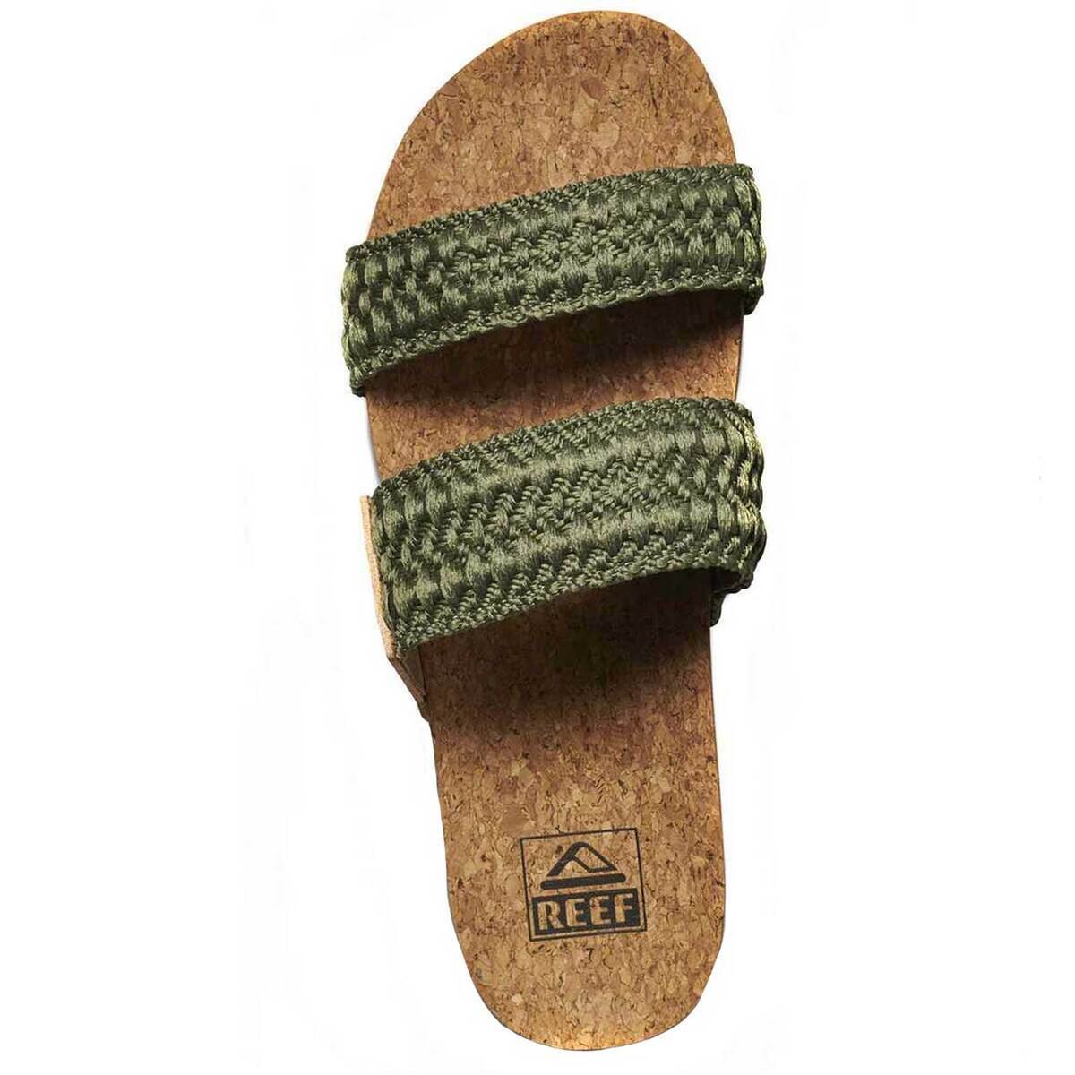 Reef Women's Cushion Vista Thread Open Toe Sandals - Olive - 10 - Olive 10 Reef Women's Cushion Vista Thread Open Toe Sandals - Olive - 10 - Olive 10