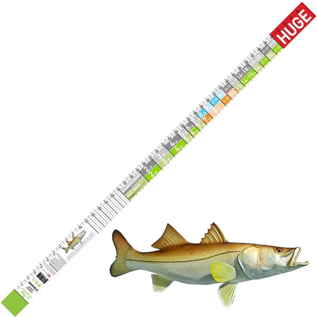 Release Ruler Florida Snook Ruler Measurement Tool - 45in x 2in ...