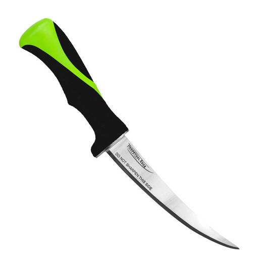 Relentless Knives Curved Fillet Knife - 6in - Black/Green