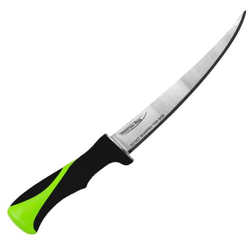 Relentless Knives Curved Fillet Knife - 9in - Black/Green