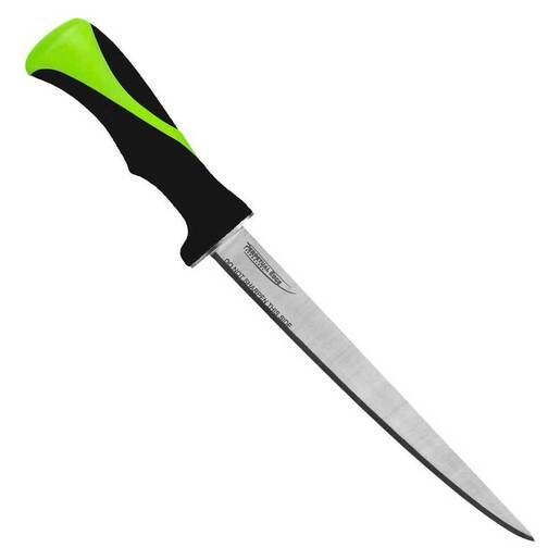 Relentless Knives Straight Fillet Knife - 10in - Black/Green