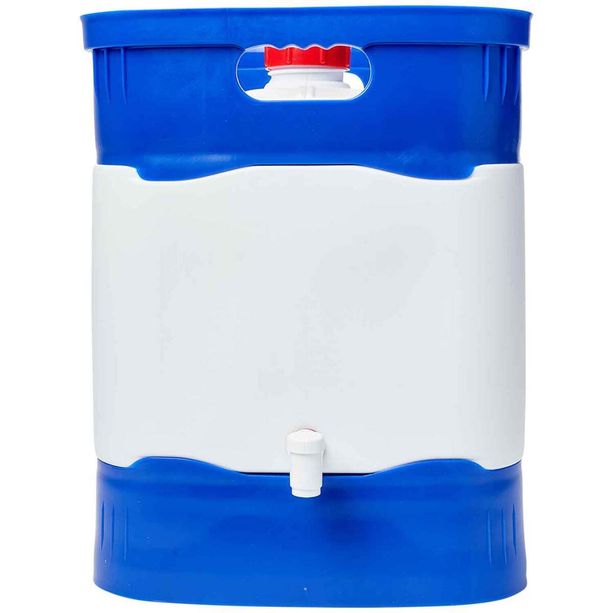 Reliance Aqua Tank 18 Gallon Water Storage - White and Blue - White and Blue Reliance Aqua Tank 18 Gallon Water Storage - White and Blue - White and Blue