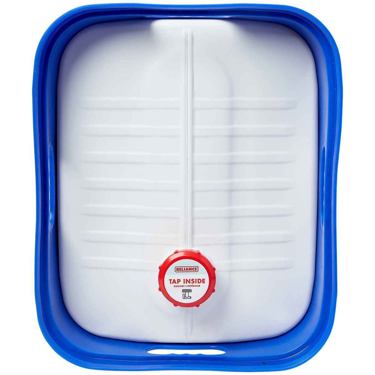 Reliance Aqua Tank 18 Gallon Water Storage - White and Blue - White and Blue Reliance Aqua Tank 18 Gallon Water Storage - White and Blue - White and Blue