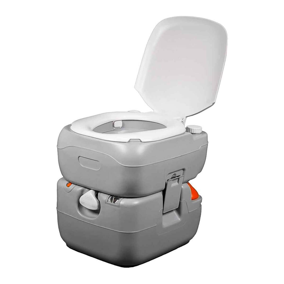 Reliance Flush N Go 4822 Portable Toilet - Grey - Grey Reliance Flush N Go 4822 Portable Toilet - Grey - Grey