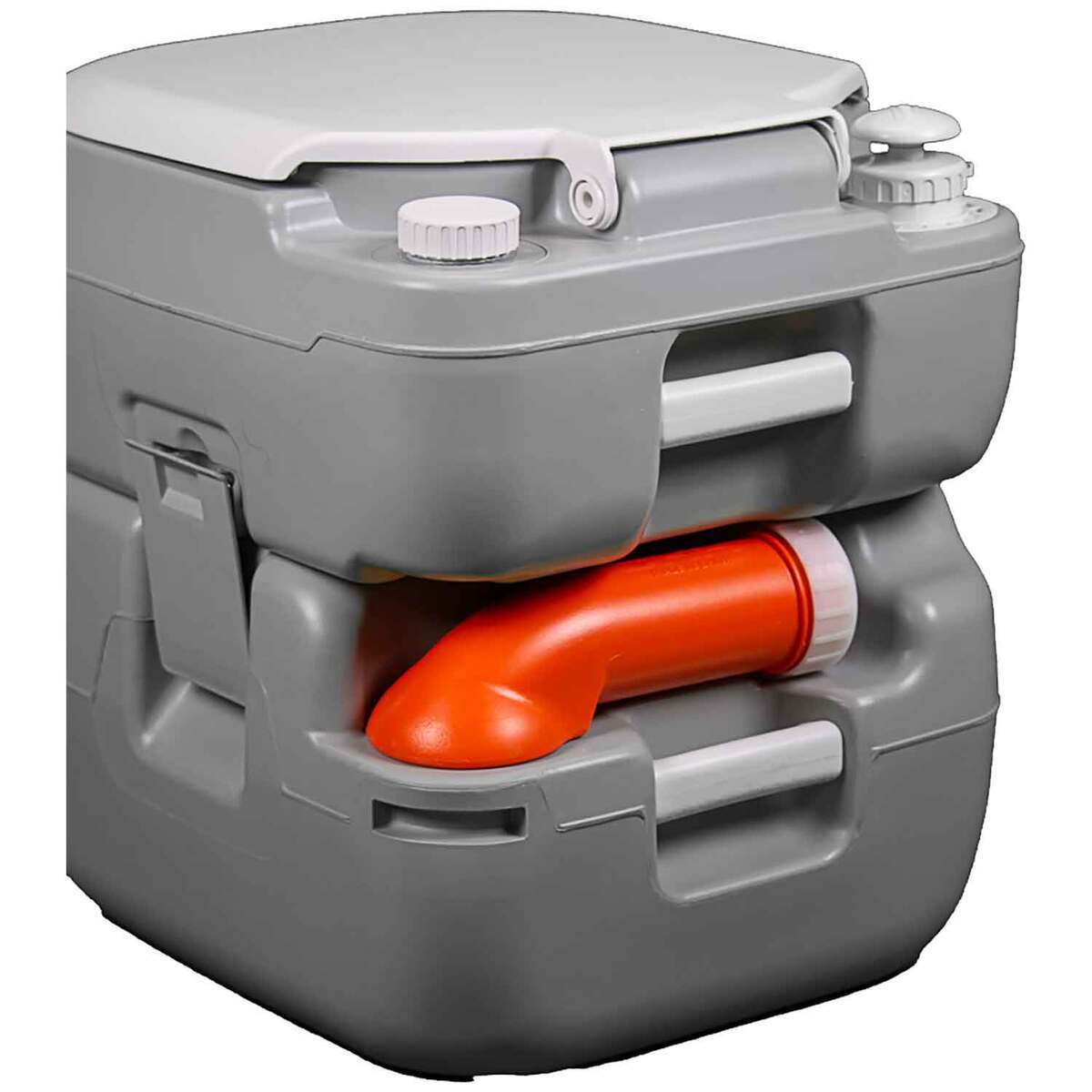 Reliance Flush N Go 4822 Portable Toilet - Grey - Grey Reliance Flush N Go 4822 Portable Toilet - Grey - Grey