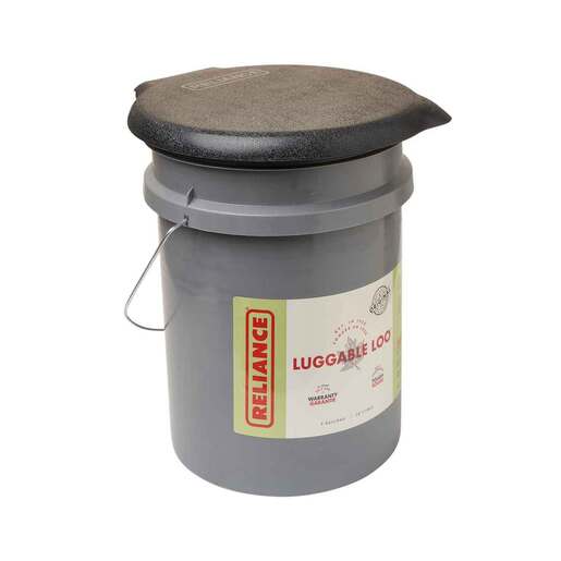 Reliance Luggable Loo Portable Toilet - Gray