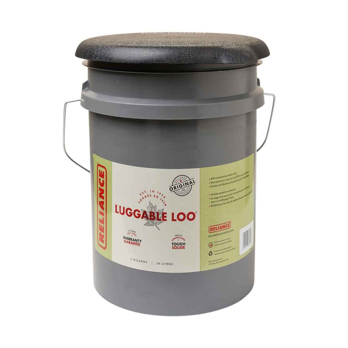 Reliance Luggable Loo Portable Toilet | Sportsman's Warehouse