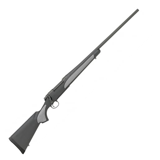 Remington 700 SPS Blued/Black Bolt Action Rifle 300 Winchester Magnum - 26in - Matte Black With Gray Panels image