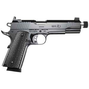 Remington 1911 R1 Enhanced Threaded 45 Auto (ACP) 5.5in Satin Black Oxide Pistol - 8+1 Rounds Remington 1911 R1 Enhanced Threaded 45 Auto (ACP) 5.5in Satin Black Oxide Pistol - 8+1 Rounds