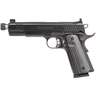 Remington 1911 R1 Enhanced Threaded 45 Auto (ACP) 5.5in Satin Black Oxide Pistol - 8+1 Rounds - Black