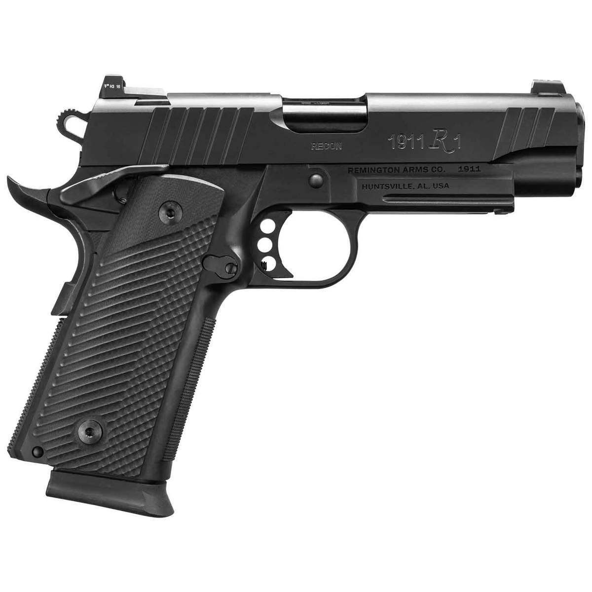 Remington 1911 R1 Recon Commander 9mm Luger 4.25in Black PVD Pistol - 18+1 Rounds Remington 1911 R1 Recon Commander 9mm Luger 4.25in Black PVD Pistol - 18+1 Rounds