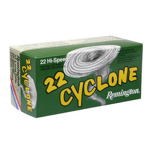 Remington 22 Cyclone 22 Long Rifle 36gr HP Rimfire Ammo – 50 Rounds