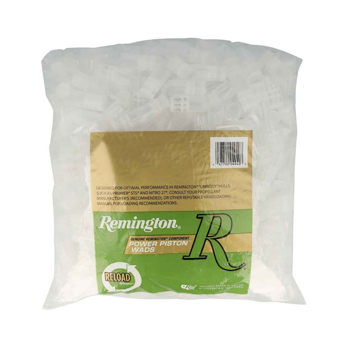 Remington 28 Gauge Target Wad - Clear Remington 28 Gauge Target Wad - Clear