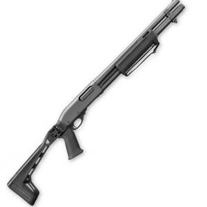 Remington 870 Side Folder Matte Black Oxide 12 Gauge 3in Pump Action Shotgun - 18in