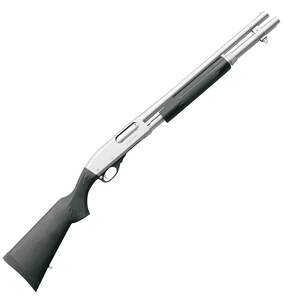 Remington 870 Special Purpose Marine Magnum Electroless Nickel-Plated 12 Gauge 3in Pump Action Shotgun - 18.5in