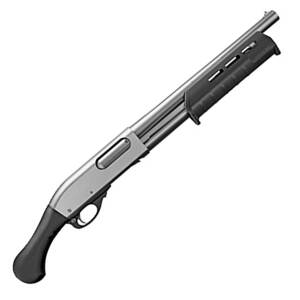Remington 870 Tac-14 Marine Magnum Electroless Nickel-Plated 12 Gauge 3in Pump Action Firearm - 14in