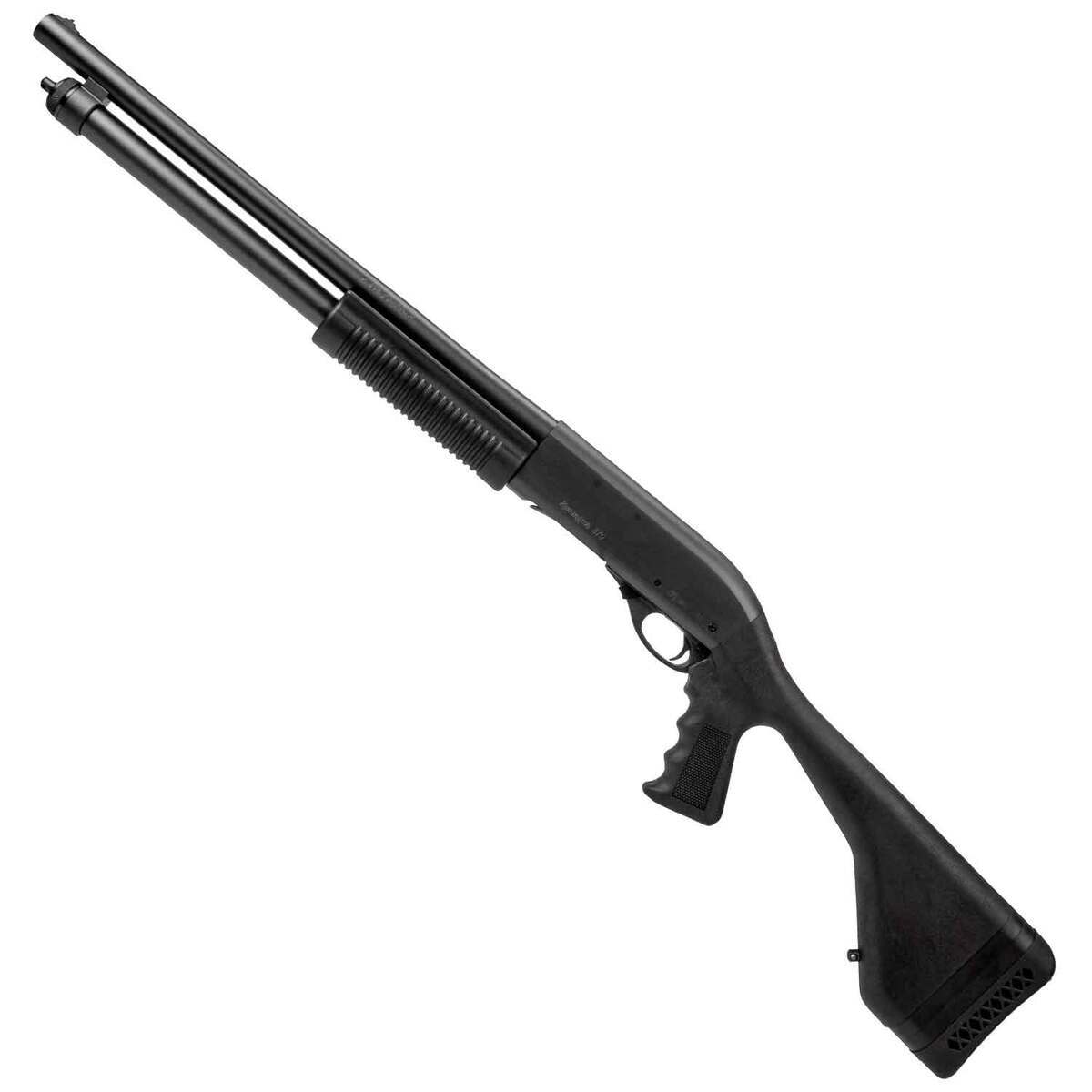 Remington 870 Tactical Matte Black 12 Gauge 3in Pump Action Shotgun - 18.5in, Pistol Grip - Black Remington 870 Tactical Matte Black 12 Gauge 3in Pump Action Shotgun - 18.5in, Pistol Grip - Black