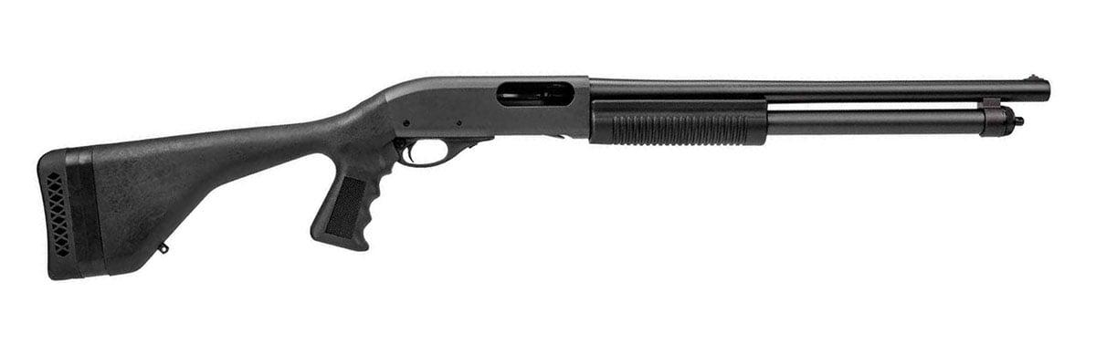 remington 870 tactical shotgun with pistor grip