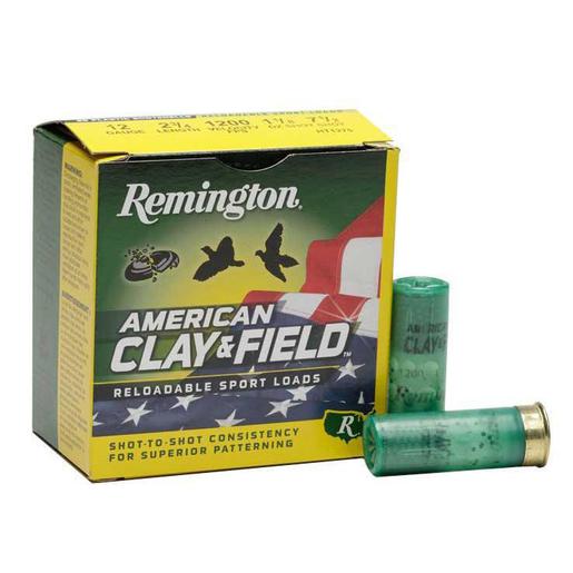 Remington American Clay and Field 12 Gauge 2-3/4in #8 1-1/8oz Target Shotshells – 25 Rounds – #8