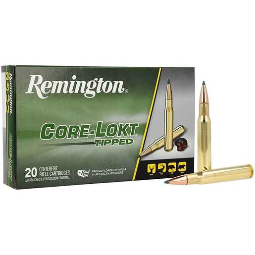 Remington Big Game 30-06 Springfield 180gr Core-Lokt Tipped Centerfire Rifle Ammo Ammo - 20 Rounds 20 Rounds Ammo