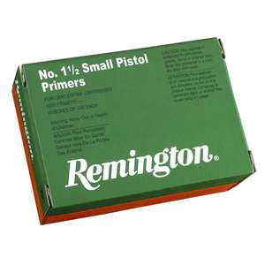 Remington Boxer No. 1-1/2 Small Pistol Primers -100 Count