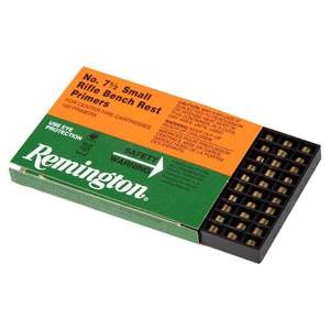 Remington Boxer No. 7-1/2 Small Rifle Bench Rest Primers -100 Count