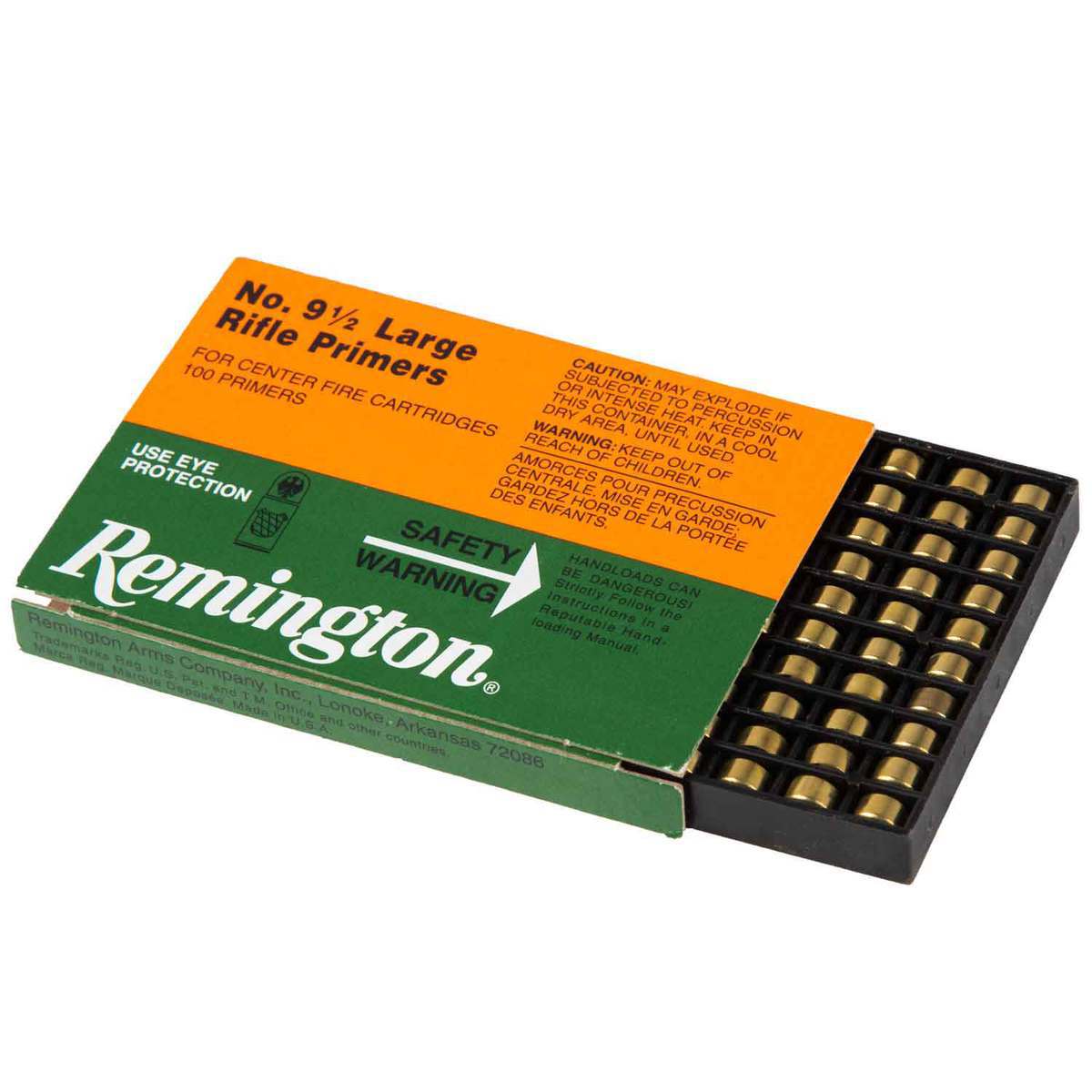 Remington Boxer #9-1/2 Large Rifle Primers - 100 Count - Large Rifle Remington Boxer #9-1/2 Large Rifle Primers - 100 Count - Large Rifle