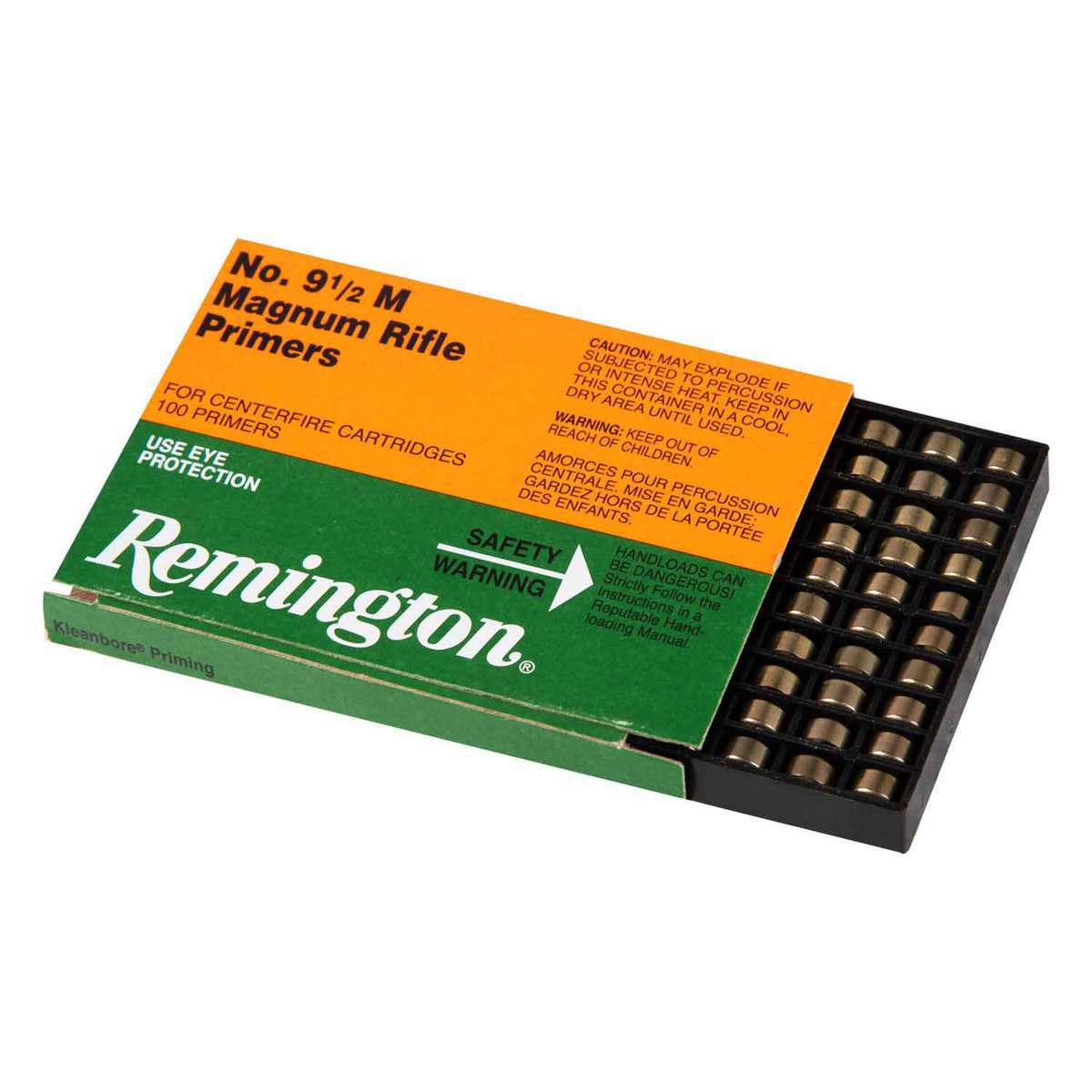 Remington Boxer #9-1/2M Large Magnum Rifle Primers - 100 Count - Large Rifle Magnum Remington Boxer #9-1/2M Large Magnum Rifle Primers - 100 Count - Large Rifle Magnum