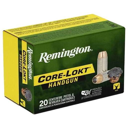 Remington Core-Lokt 10mm Auto 200gr CLHP Handgun Ammo Ammo - 20 Rounds 20 Rounds Ammo