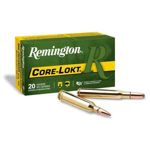 Remington Core-Lokt 243 Winchester 100gr PSPCL Rifle Ammo - 20 Grains