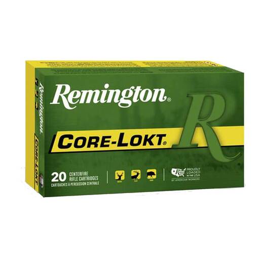 Remington Core-Lokt 30-06 Springfield 125gr PSP Rifle Ammo Ammo - 20 Rounds 20 Rounds Ammo
