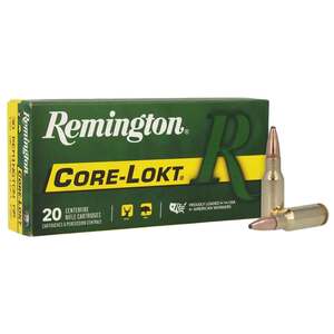 Remington Core-Lokt 30 Remington AR 150gr Pointed Soft Point Centerfire Rifle Ammo - 20 Rounds