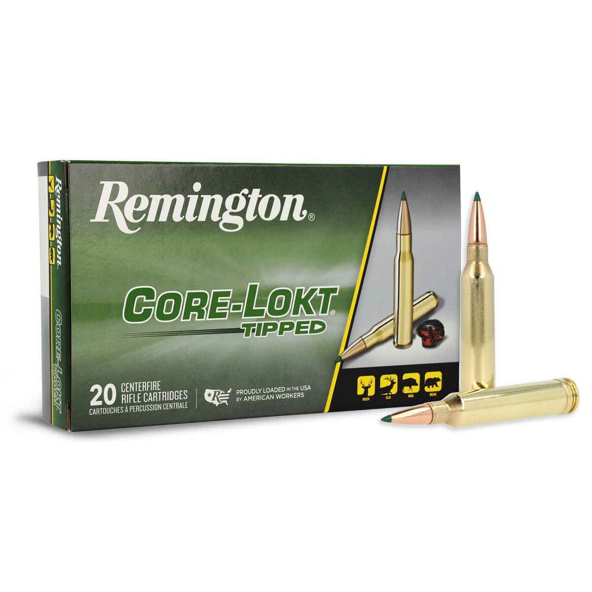 Remington Core-Lokt Tipped 7mm Remington Magnum 150gr CLT Centerfire Rifle Ammo - 20 Rounds Remington Core-Lokt Tipped 7mm Remington Magnum 150gr CLT Centerfire Rifle Ammo - 20 Rounds