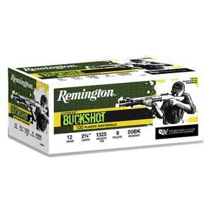 Remington Express 12 Gauge 2-3/4in 00 Buck 9-Pellet Buckshot Shotshells - 100 Rounds