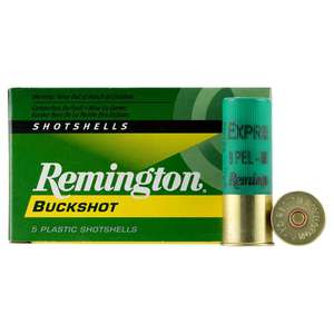 Remington Express 12 Gauge 2-3/4in 00 Buck Buckshot Shotshells - 5 Rounds