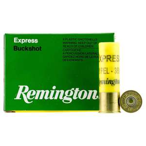 Remington Express 20 Gauge 2-3/4in #3 Buck Buckshot Shotshells - 5 Rounds