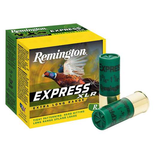 Remington Express XLR Extra Long Range 12 Gauge 2-3/4in #4 1-1/4oz Upland Shotshells Ammo - 25 Rounds Ammo - #4 25 Rounds - #4 Ammo