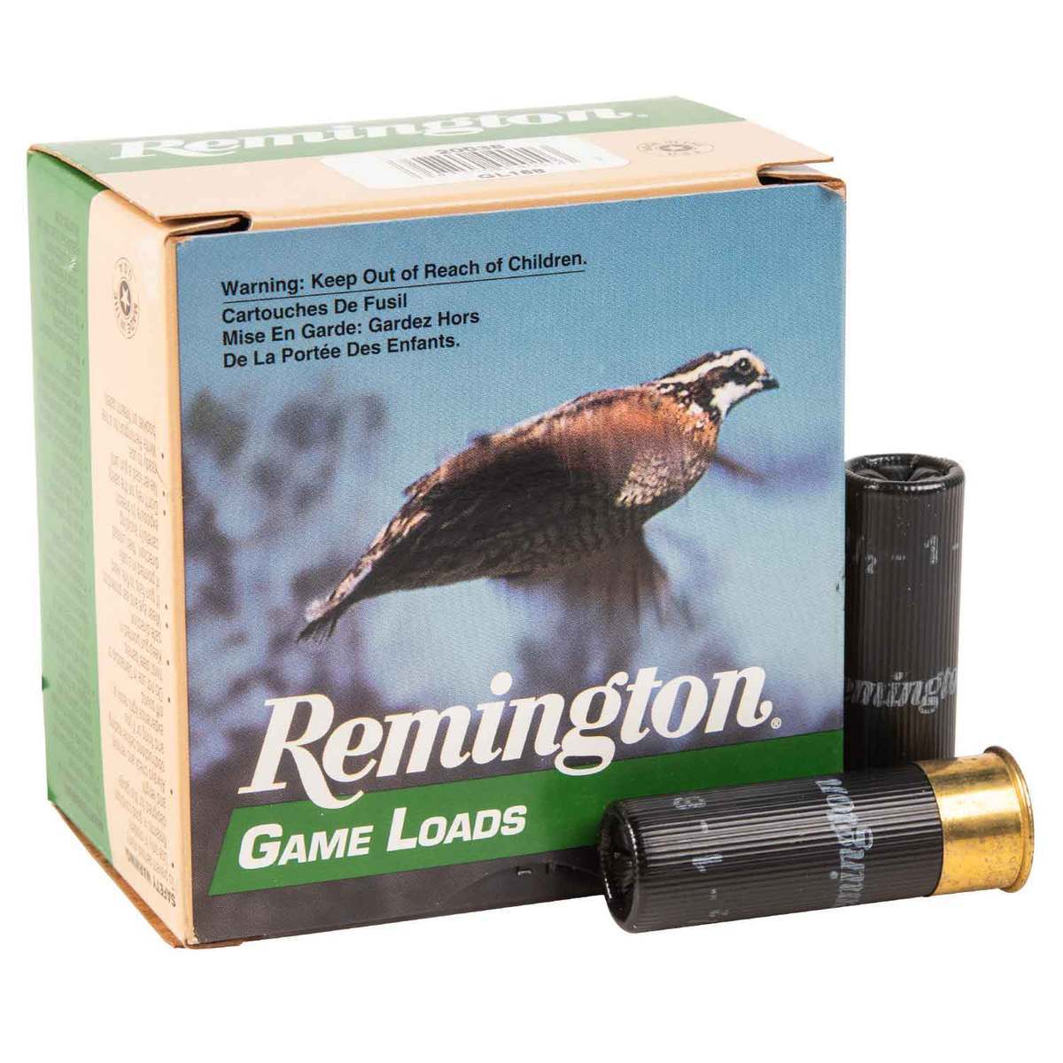 Remington Game Load 16 Gauge 2-3/4in #8 1oz Upland Shotshells - 25 Rounds Remington Game Load 16 Gauge 2-3/4in #8 1oz Upland Shotshells - 25 Rounds