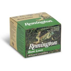 Remington Game Load 410 Gauge 2-1/2in #6 1/2oz Small Game Shotshells - 20 Rounds