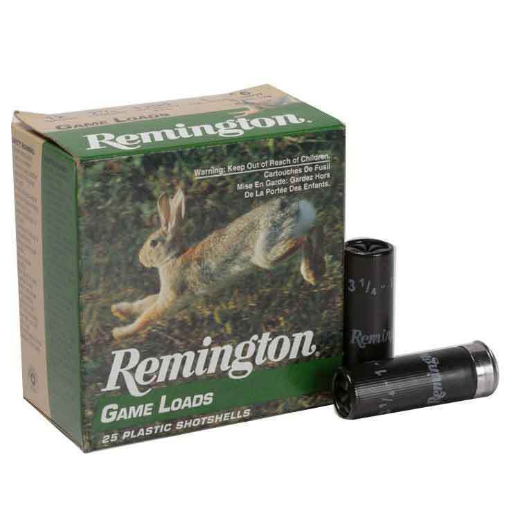 Remington Game Loads 12 Gauge 2-3/4in #6 1oz Upland Shotshells - 25 Rounds Remington Game Loads 12 Gauge 2-3/4in #6 1oz Upland Shotshells - 25 Rounds