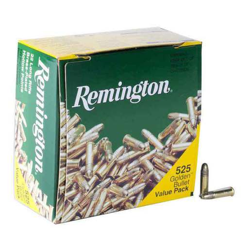 Remington Golden Bullet 22 Long Rifle 36gr PHP Rimfire Ammo Ammo - Bulk 525 Rounds Bulk 525 Rounds Ammo